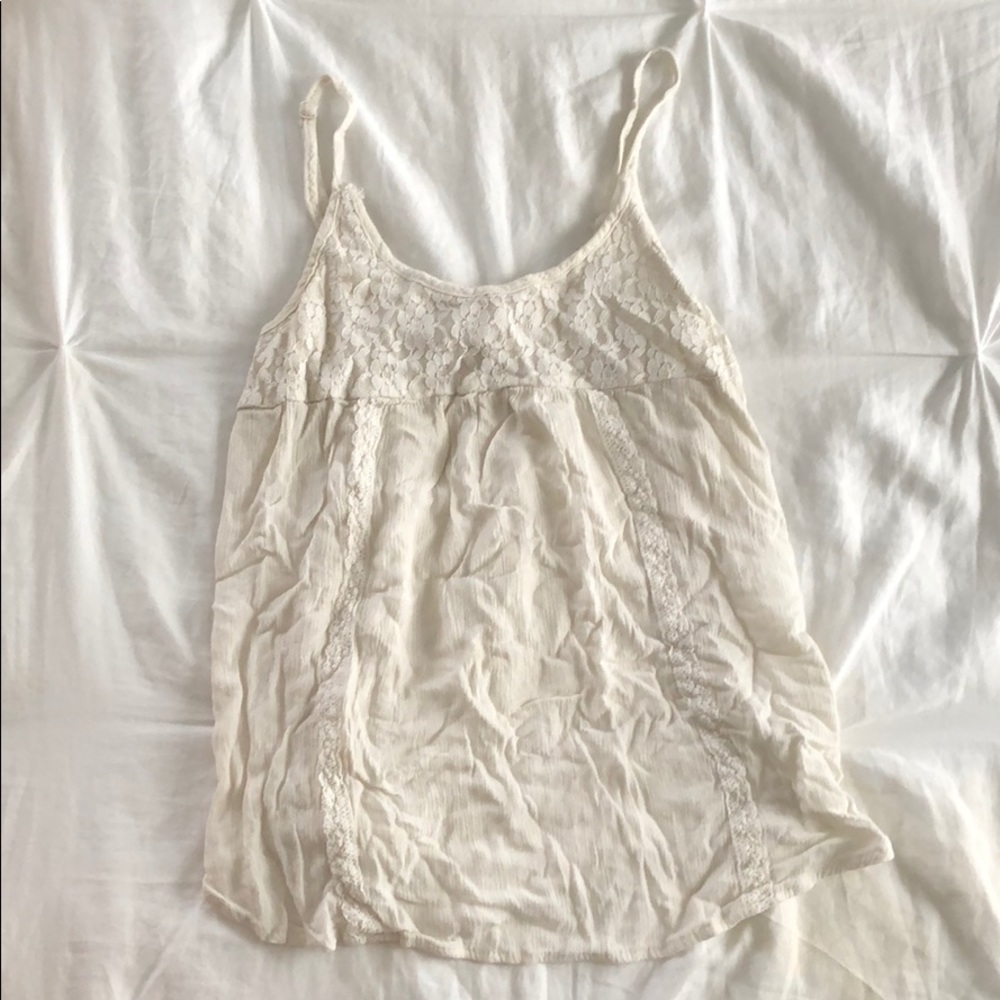 White tank top